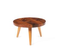 H&H Présentoir Acacia Tonda, 25 x H15,5 cm