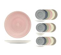 2X Service 18 Pièces Table Harper En Grès Décoré MISTO COLORE