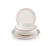 H&h Servizio Tavola 12 Pezzi Essence, rouge