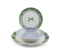 H&H Servizio Tavola 18 Pezzi Minty in porcellana