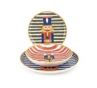 H&H Servizio Tavola Natalizio 12 Pezzi William