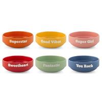 H&h set 12 ciotoline vibes in new bone china cm 13