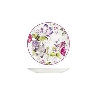 H&H Set 12 Piatti Frutta Madam In Porcellana Cm 20