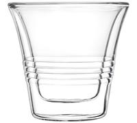 H&H Set 4 Bicchieri Termici In Borosilicato Trasparente Ml70