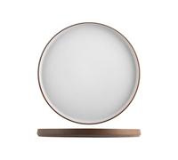 H&H Set 4 Piatti Ares in porcellana o 27 cm