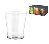 H&H Set 6 Bicchieri Conic In Vetro Cc 370