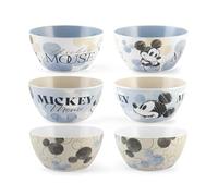 H&H set 6 Bowl Colazione Mickey Blogger Disney cc 590
