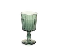 H&H Set 6 Calici Atena In Vetro Verde Cl 26