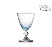 H&H Set 6 Calici Splendor Cielo In Vetro Cl 17