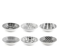 H&H Set 6 Ciotoline Mirage In Porcellana Cm 14