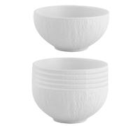 H&h set 6 coppette skin 11 cm bianco