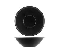 H&H Set 6 insalatiere in vetro Premiere Nero cm27