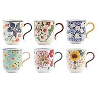 H&H Set 6 Mug Cream Tea In New Bone China Cc 350