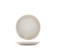 H&H Set 6 Piatti Frutta Yucatan In Stoneware Bianco Cm 21