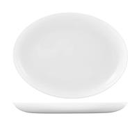 H&H Set 6 Piatti Opale Premiere Ovale Bianco 33