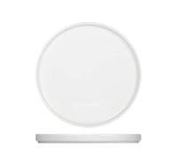 H&H Set 6 Piatti Piani Norway Bianchi Cm 26