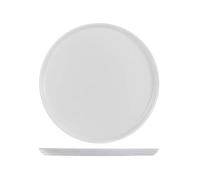 Ensemble De 6 Assiettes À Pizza En Grès Blanc 33 Cm H&H