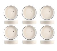 H&H Set 6 Piatti Rye Cm18Xh4