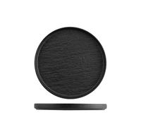 H&H Set 6 Piatti Skin o 20,5 cm nero