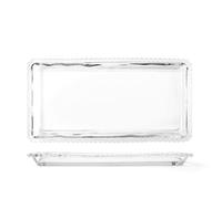 H&H Set 6 Piatti Vetro Rettangolari Collier Cm36X18