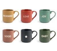 H&h set 6 tazze caff mix&match assortite cc 210