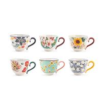 H&H set 6 tazze caffe Cream Tea in New Bone China cc 90