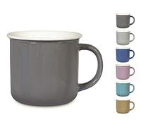 H&H Set 6 Tazze Jumbo Crayon In New Bone China Senza Piatto Cc400
