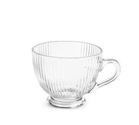 H&H Set 6 Tazze T Epoque In Vetro Trasparente Cc 310