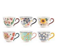 H&H Set 6 tazze te Cream Tea in New Bone China cc 220