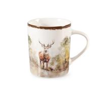H&H Set 9 Mug Deer Spirit In New Bone China Cc 330