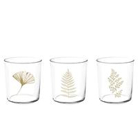 H&H set de 12 verres à feuille d'or starck