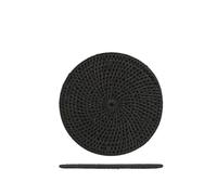 H&H Sottopentola In Rattan Nero Cm 18
