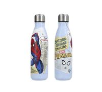 H&h Spiderman Bouteille Thermique Hero Disney En Acier Inox 18/10 Décorée, 500