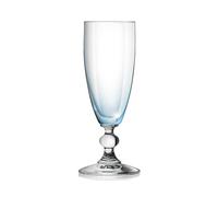 H&H Splendor Set VAP Flûte, Verre, Bleu, 17,5cl, 6 Pièces