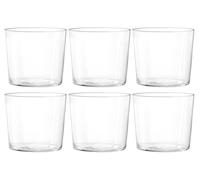 H&H Starc, Set de 6 Verres en Verre Ultra-Fin Transparent - 270 ml, Design Moderne et Élégant, Compatible Lave-Vaisselle