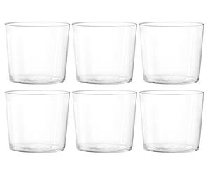 H&H Starc, Set de 6 Verres en Verre Ultra-Fin Transparent - 270 ml, Design Moderne et Élégant, Compatible Lave-Vaisselle
