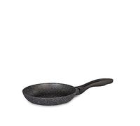 H&H Stone Grey Padella in Alluminio con Rivestimento Antiaderente Stone, 18cm, Induzione