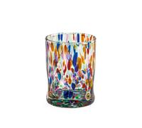 H&h Style Vénitien Ensemble De 6 Verres En Verre, Multicolore, Cl 32 Assortis