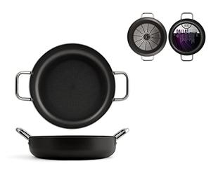 H&H tegame 2 manici Dallas Pro alluminio antiaderente cm 34