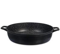 H&H Tegame Due Manici Pietra Antiaderente Cm40