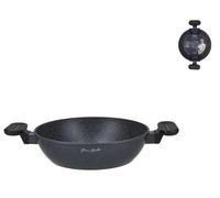 H&H Tegame Vortex Bruno Barbieri en aluminium forgé, 24 cm, Bleu