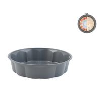 H&H Tortière Fiorella Deli Chef Grise Antiadhésive 28 cm Aluminium Rond