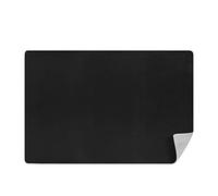 H&H Tovaglietta Antimacchia in Tessuto e PVC Double Color Nero e Grigio 31x46cm