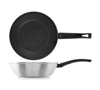 H&H Wok Legend Avec Revêtement Antiadhésif Pfluon 28 Cm