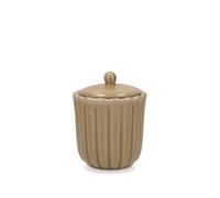 H&H Zuccheriera Lotus In Stoneware Beige Cc 310
