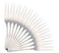 H HANSEL HOME 12 Fourchettes à Apéritif, Fourchettes à Cocktail, Fourchette à Dessert, Fourchettes à Fruits, 15x1,35 cm en Acier Inoxydable Hautement Poli 18/0