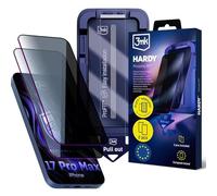 H Hardy 3mk Privzone 9H Verre Trempé Confidentialité avec Applicateur pour Apple iPhone 17 Pro Max, 2 Pi?ces, Filtre Anti-Espion, Dureté 9H