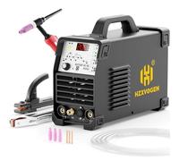 H HZXVOGEN Poste à Souder TIG AC DC avec Impulsion, 200A HF TIG/Stick/Spot/Pulse 6 in 1 AC TIG Machine à souder l'aluminium 230V IGBT Inverter HVT250PACDC