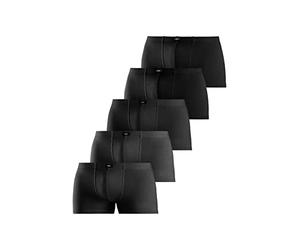 H.I.S 378992 Caleçon Boxeur, 5 x Noir, M (Lot de 5) Hommes