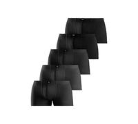 H.I.S Basic Caleçon Boxeur, 5 x Noir, XXL (Lot de 5) Hommes